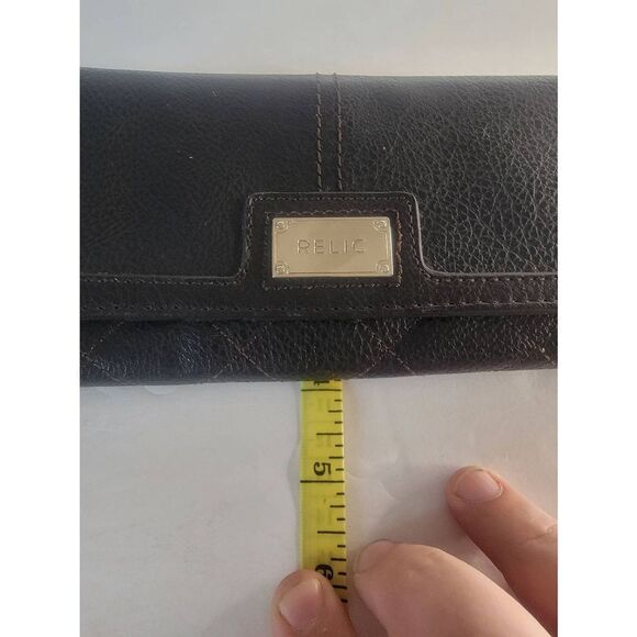 Relic by Fossil Women's Natalie Checkbook Wallet Black - Picture 6 of 6